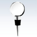 Optical Crystal Wine Stopper - Circle (Screened)